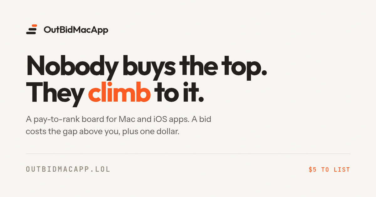 OutbidMacApp Open Graph preview